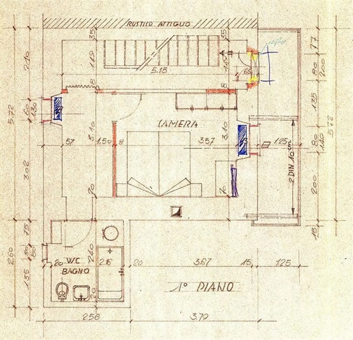 «4 1/2-Zimmer-Dorfhaus mit Sitzplatz / casa di 4 1/2 locali nel nucleo con cortile» - Foto 12 von 13