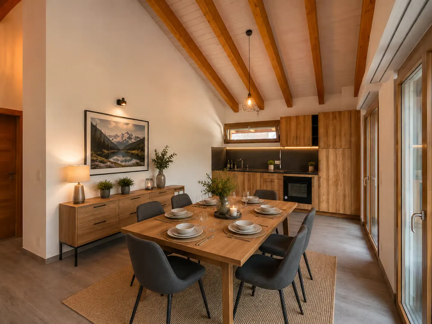 Magnifique attique avec terrasse et vue panoramique - Photo 4 sur 9