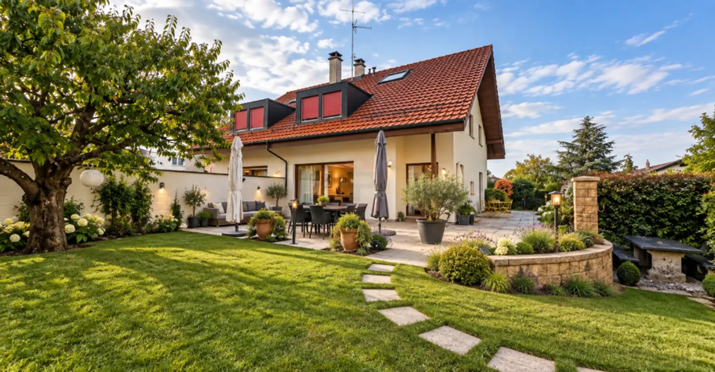 Bernex | Real estate complex of two independent villas on a plot of over 1,000 m² - Photo 1 of 12