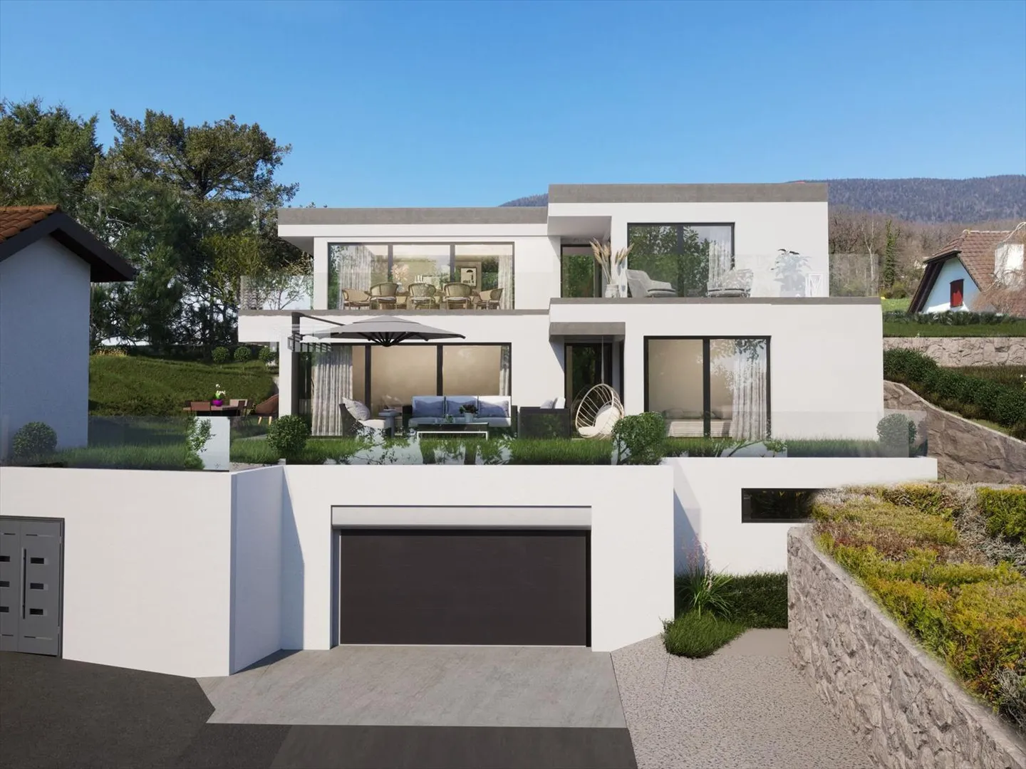 Appartamento notevole di 5,5 locali - vista lago - Foto 2 di 4