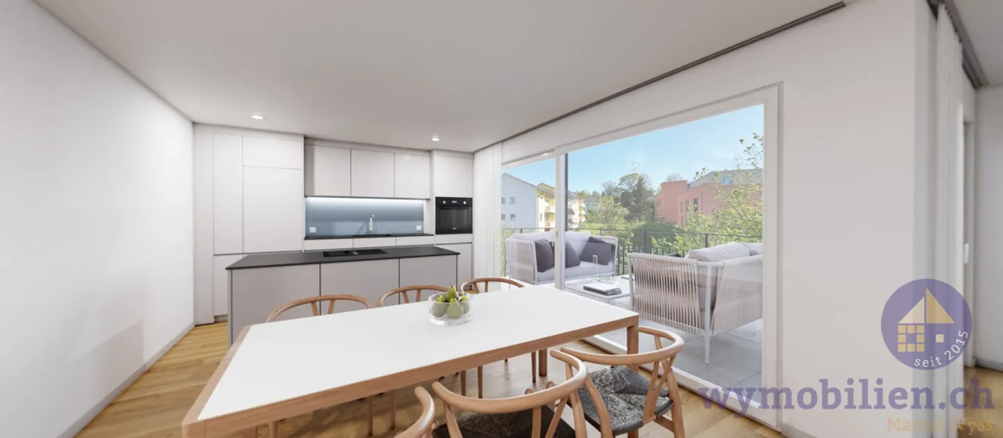 Nouvelle construction : Appartement de 4 1/2 haute qualité à Kirchberg - Photo 5 sur 7