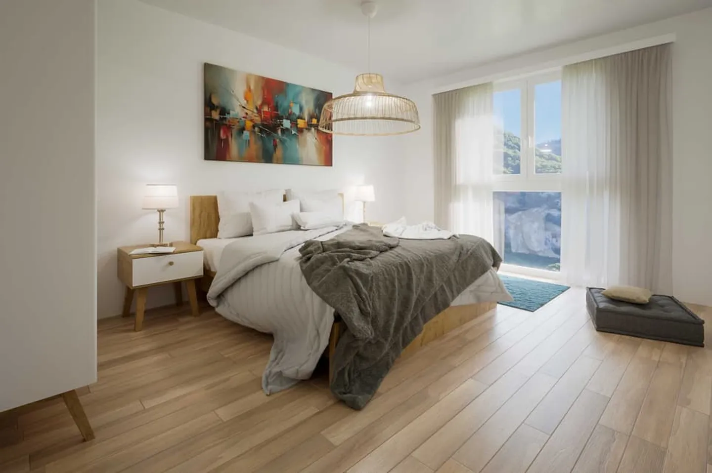 Appartamento di 3,5 locali con giardino in una nuova residenza. - Foto 10 di 13