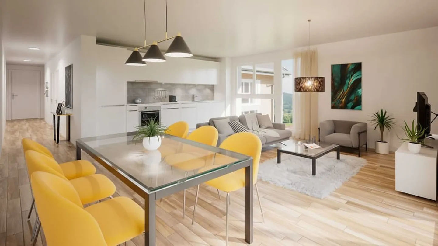 Appartamento di 3,5 locali con giardino in una nuova residenza. - Foto 13 di 13