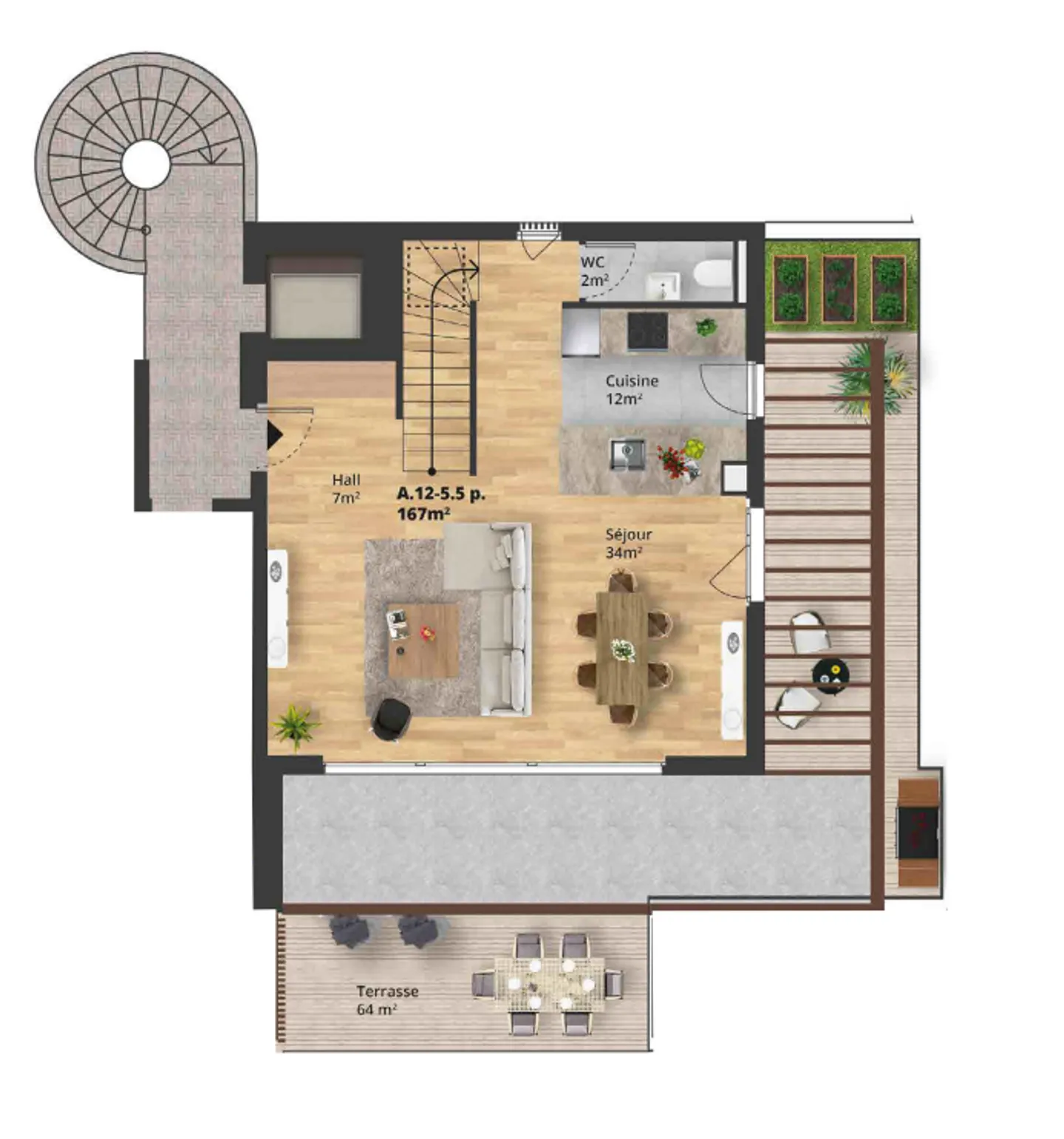 Duplex 5.5 stanze - Foto 5 di 5