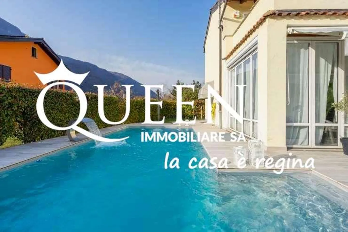 Riva San Vitale: villa 7.5 locali, 280 mq., con piscina e giardino - Foto 2 di 13