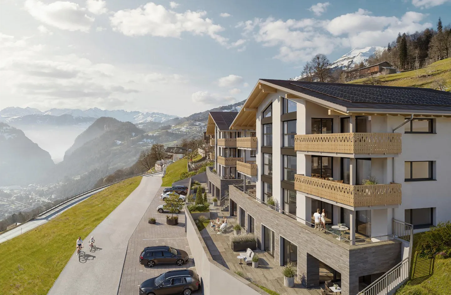 Erstvermietung - 2.5 Zimmerwohnung mit traumhafter Aussicht - Foto 1 von 4