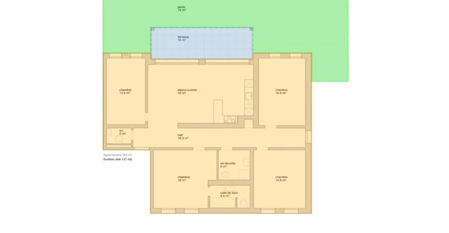 Spacieux Appartement avec Jardin - Photo 3 sur 10