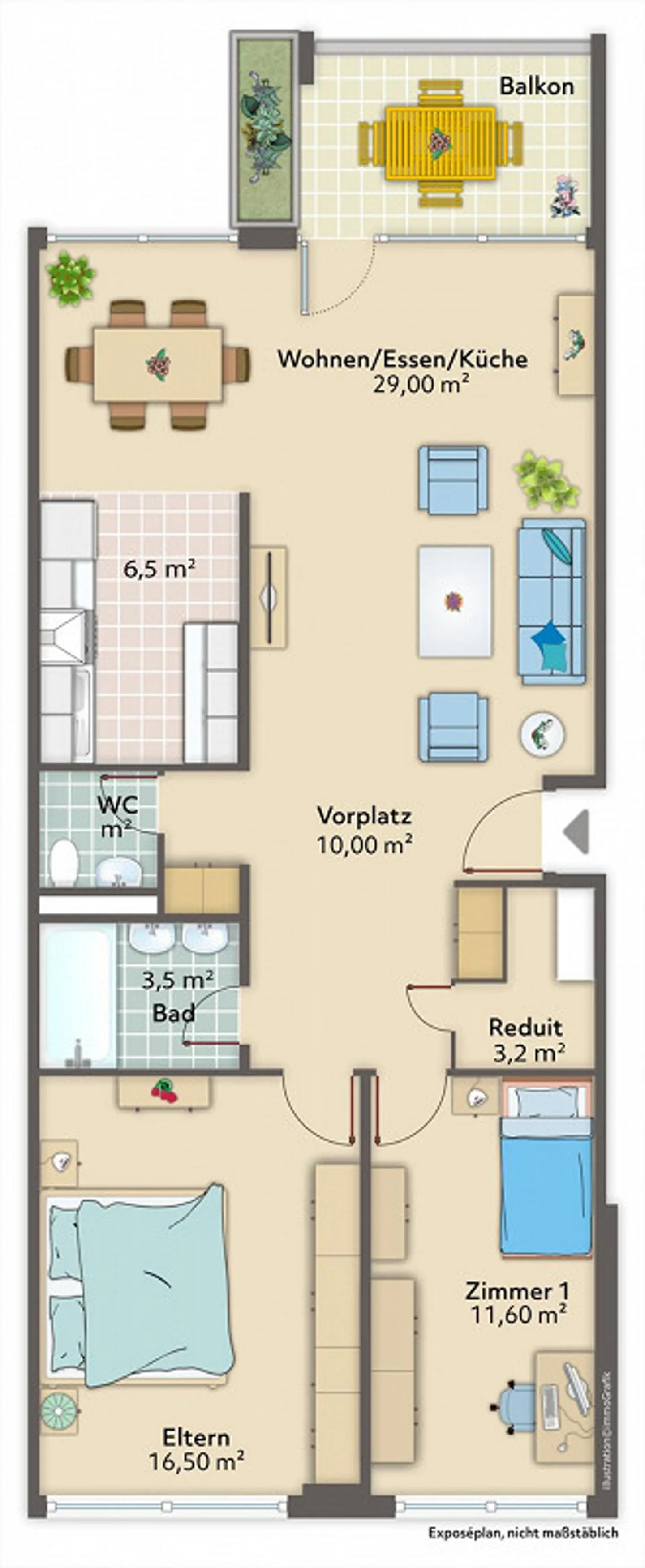 3½-Zimmer Wohnung in Hinterkappelen - Foto 11 von 11