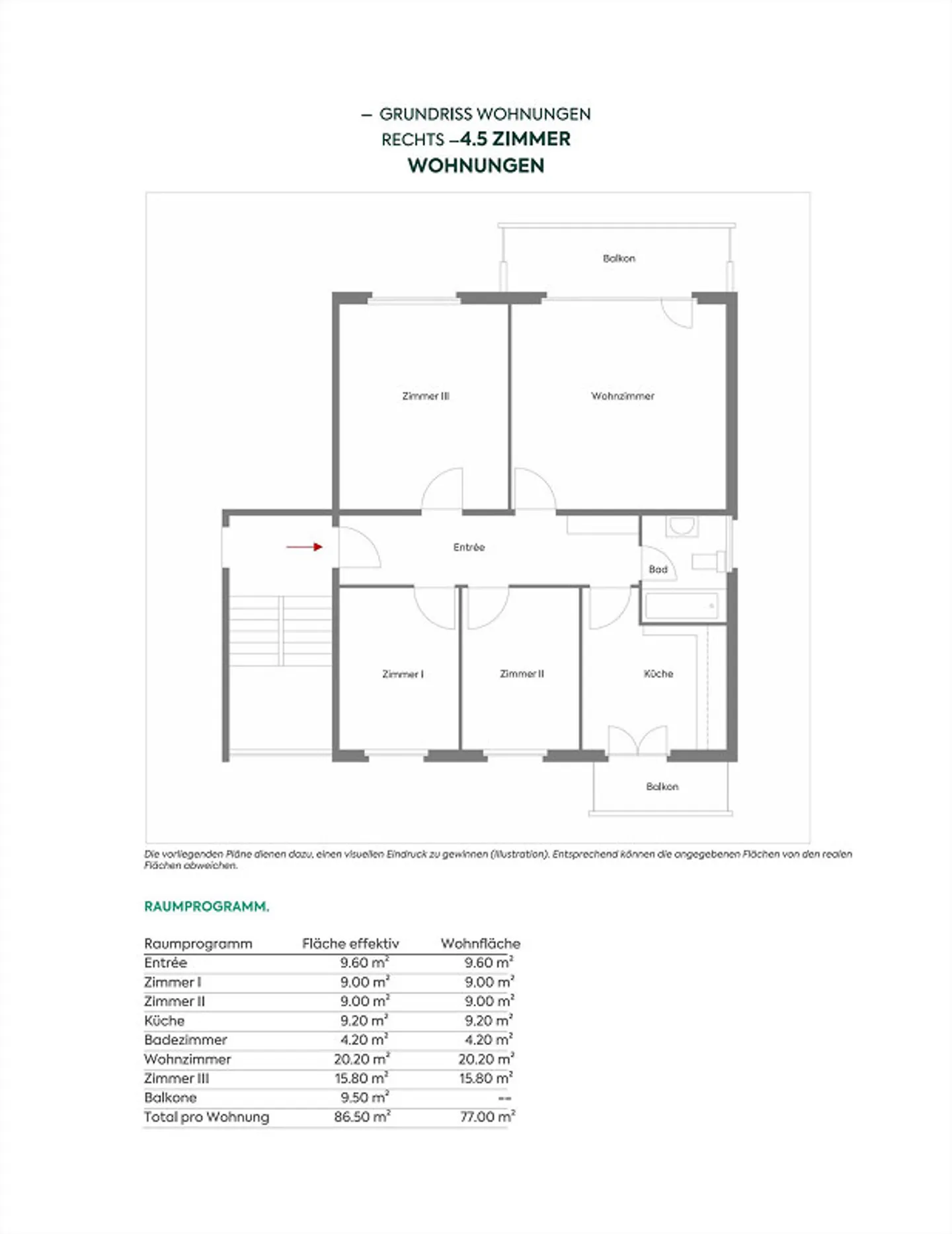 Appartement 4.5 pièces avec vue sur les Alpes disponible à partir du 1er septembre - Photo 9 sur 9