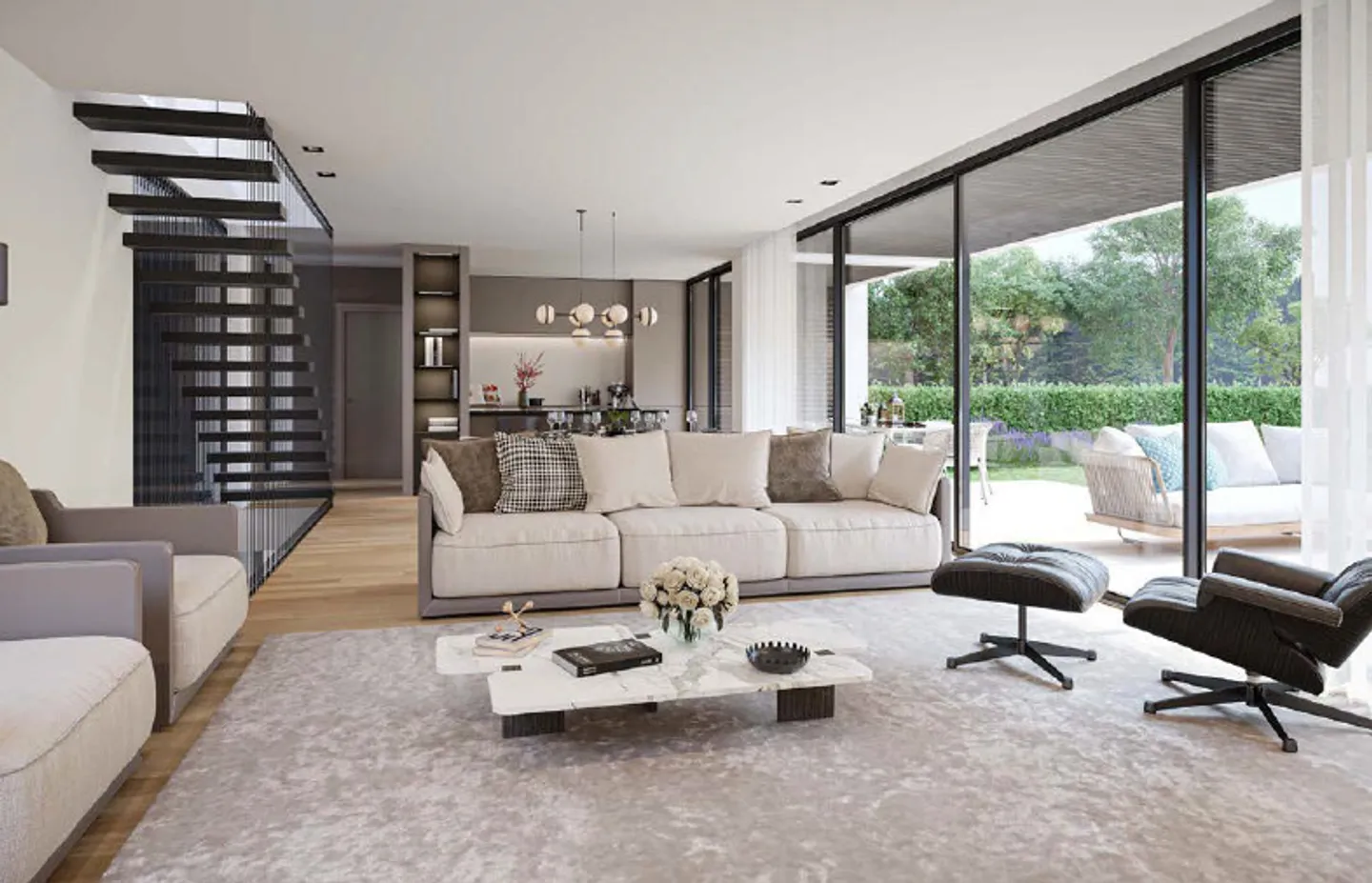 Exceptional contemporary villa in Chêne-Bougeries - Photo 2 of 11