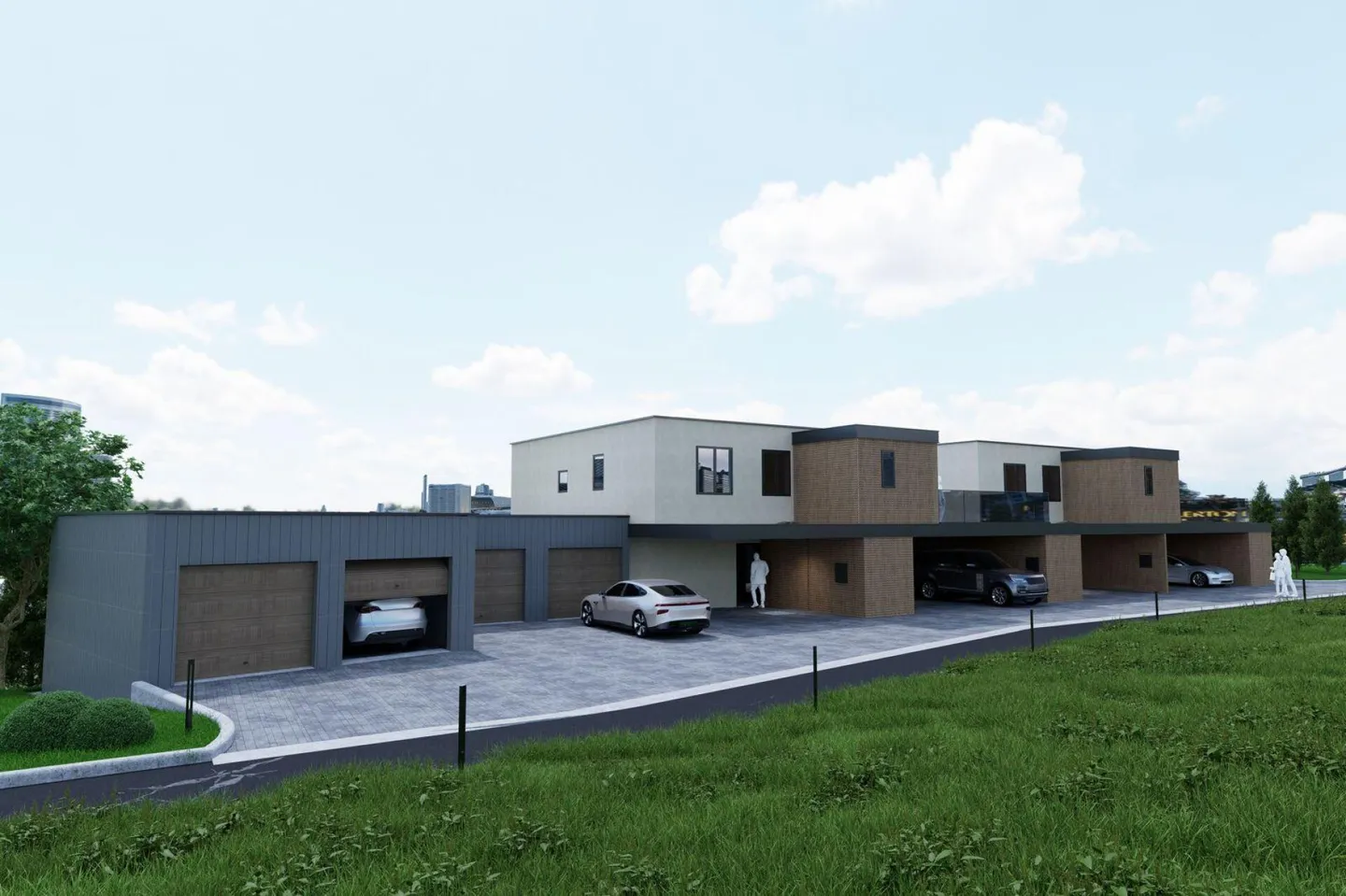 Maisons en rangée modernes avec vue imprenable - Photo 3 sur 9