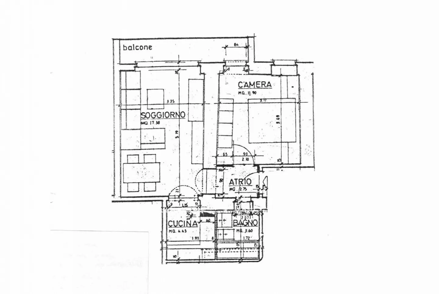2,5-ZIMMER-WOHNUNG MIT BALKON IN AGNO MONDONICO - Foto 10 von 11