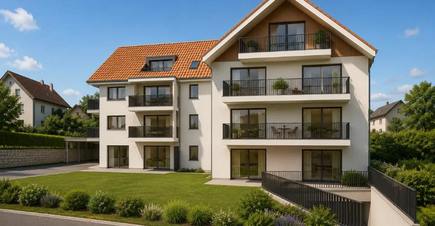 Neues 4,5-Zimmer-Apartment im Herzen von Oron-la-Ville - Foto 1 von 7