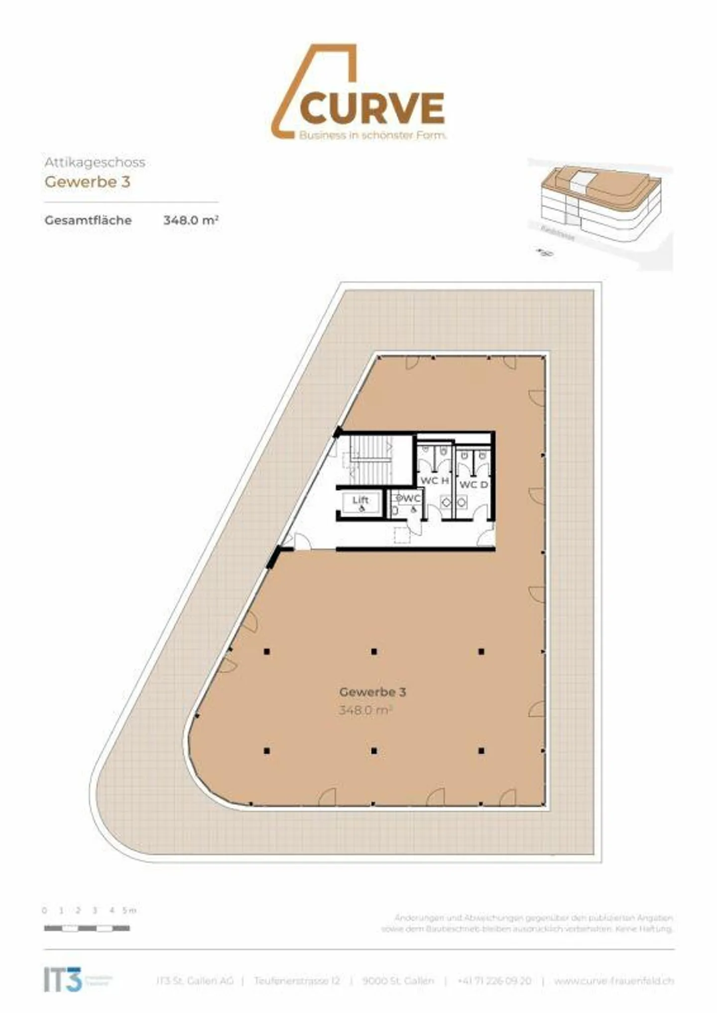 Raum für Visionen - Exklusive Gewerbefläche mit Terrasse im 3. OG - Foto 5 von 5