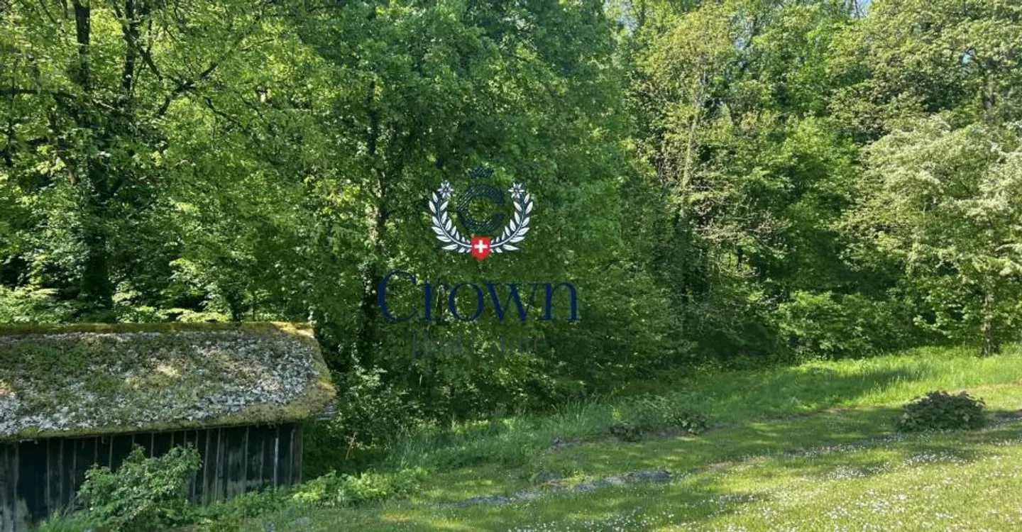 Bellevue, ein Giebelhaus, die Natur am Horizont - Foto 1 von 2