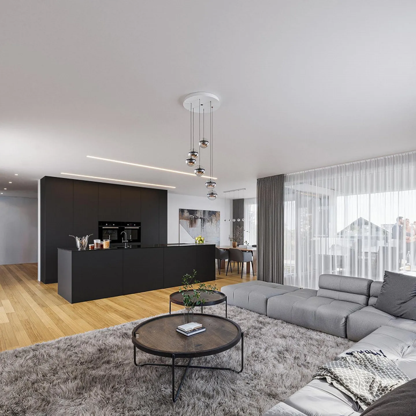 Exklusive Neubau 5.5 Zimmer Attika-Wohnung - Foto 4 von 7