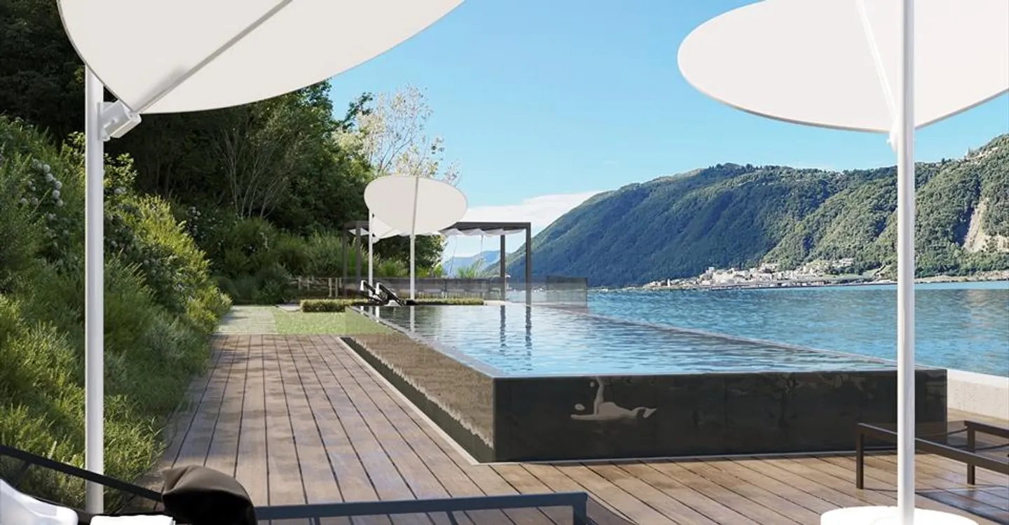 Magnifico appartamento direttamente sul Lago di Lugano - Foto 1 di 6