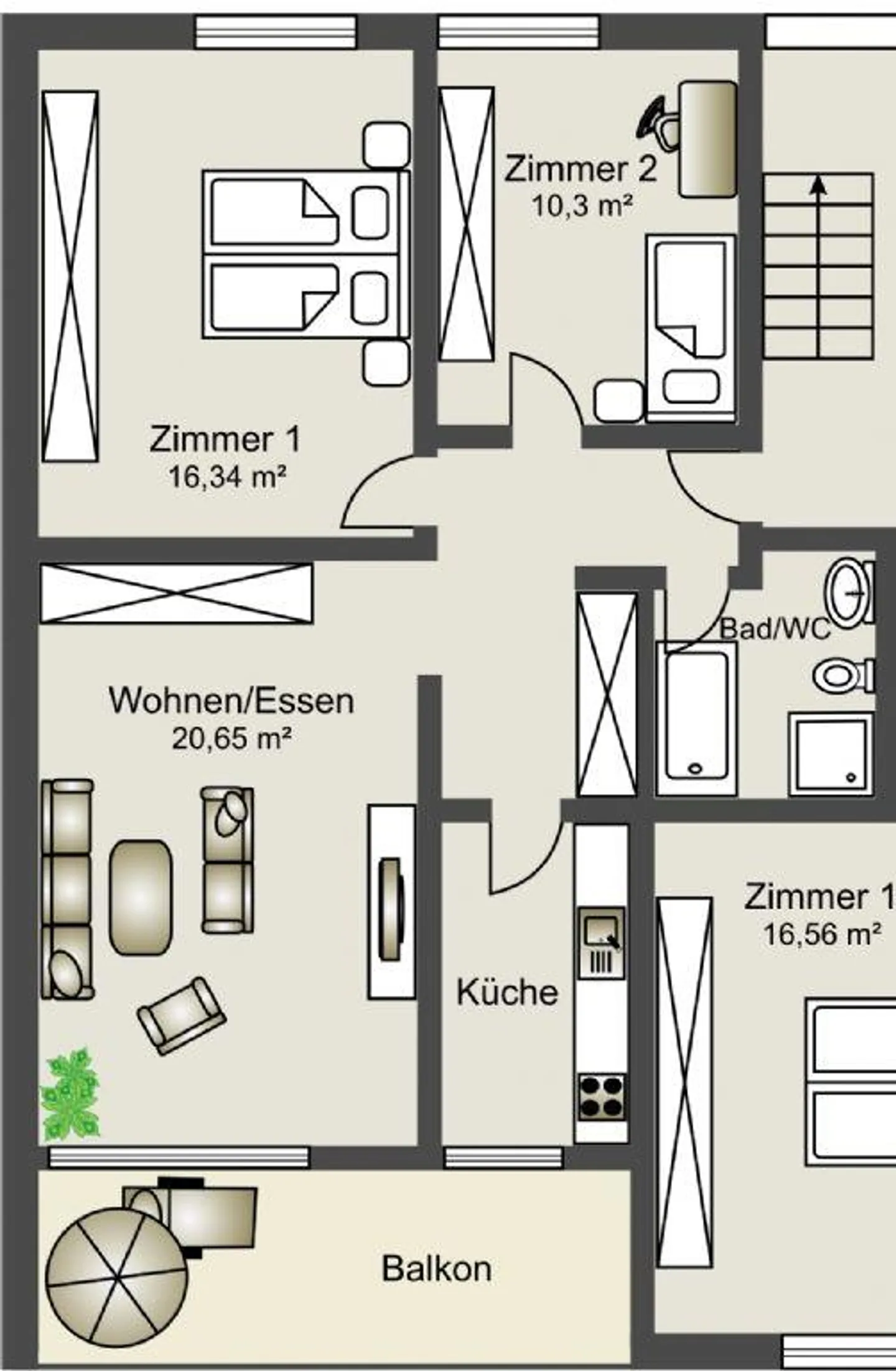 STÄDTISCH | SONNIG | TEILSANIERT - Foto 2 von 11