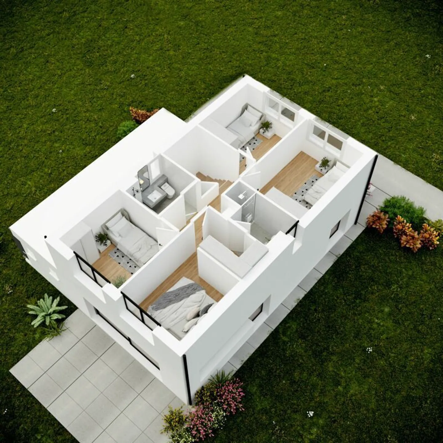 Villa con garage, 6,5 camere con giardino. - Foto 8 di 10
