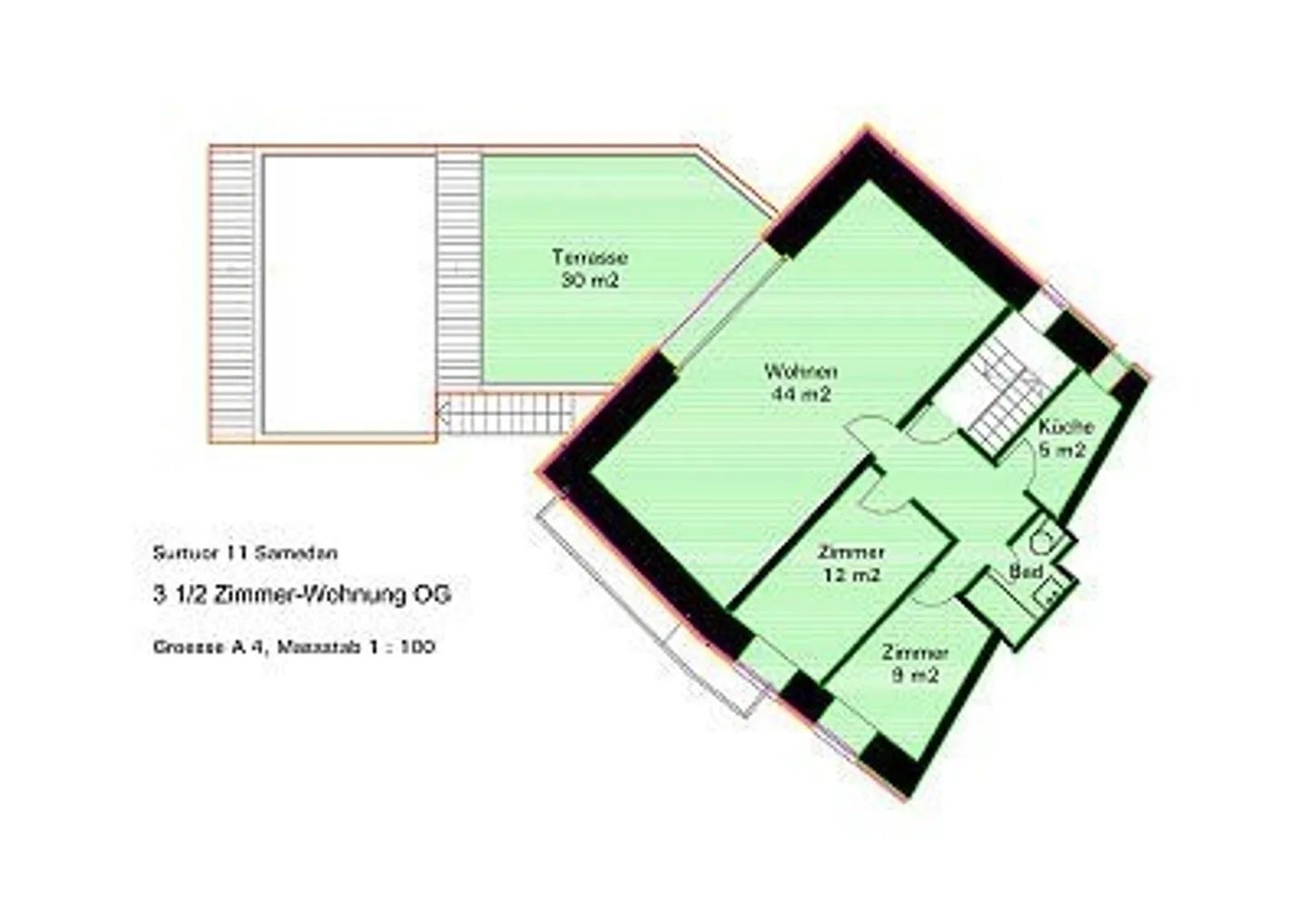 Seasonal rental of spacious penthouse apartment with sun terrace - Photo 11 of 11