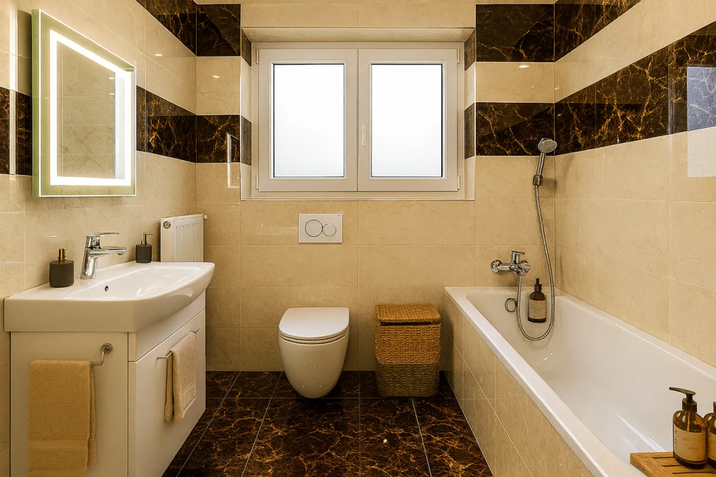 Magnifique appartement 3 pièces avec sols en marbre - 1 mois offert* - Photo 1 sur 5