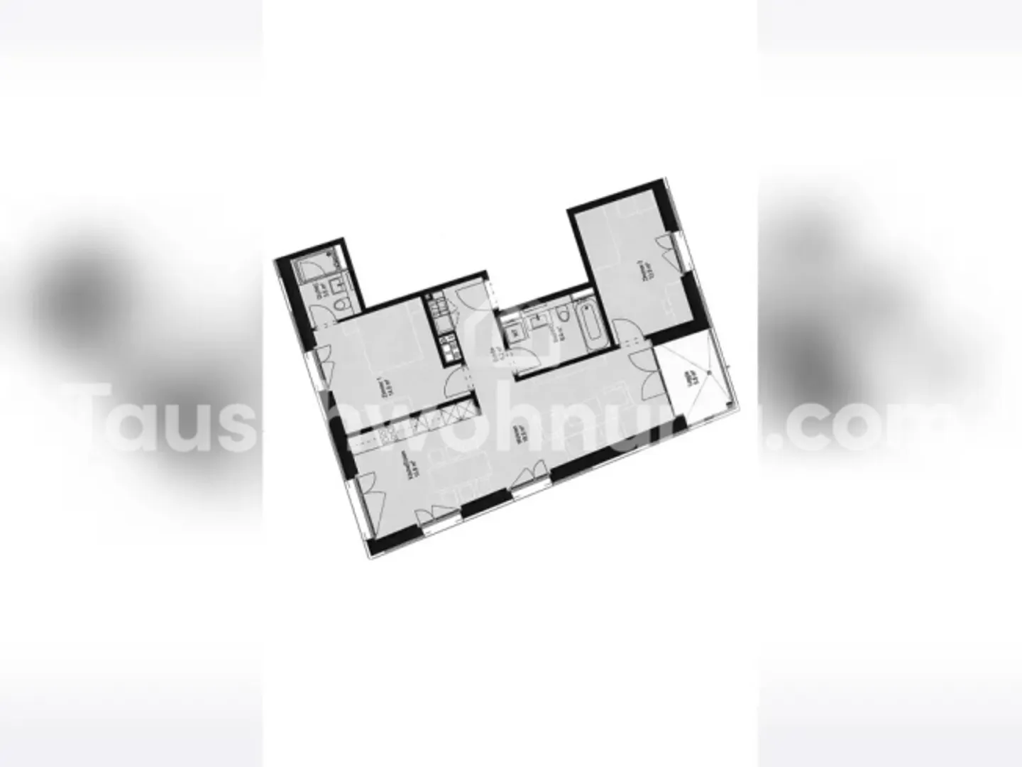 Appartement d'échange : appartement de 3,5 pièces en rez-de-chaussée surélevé dans un quartier familial - Photo 1 sur 3