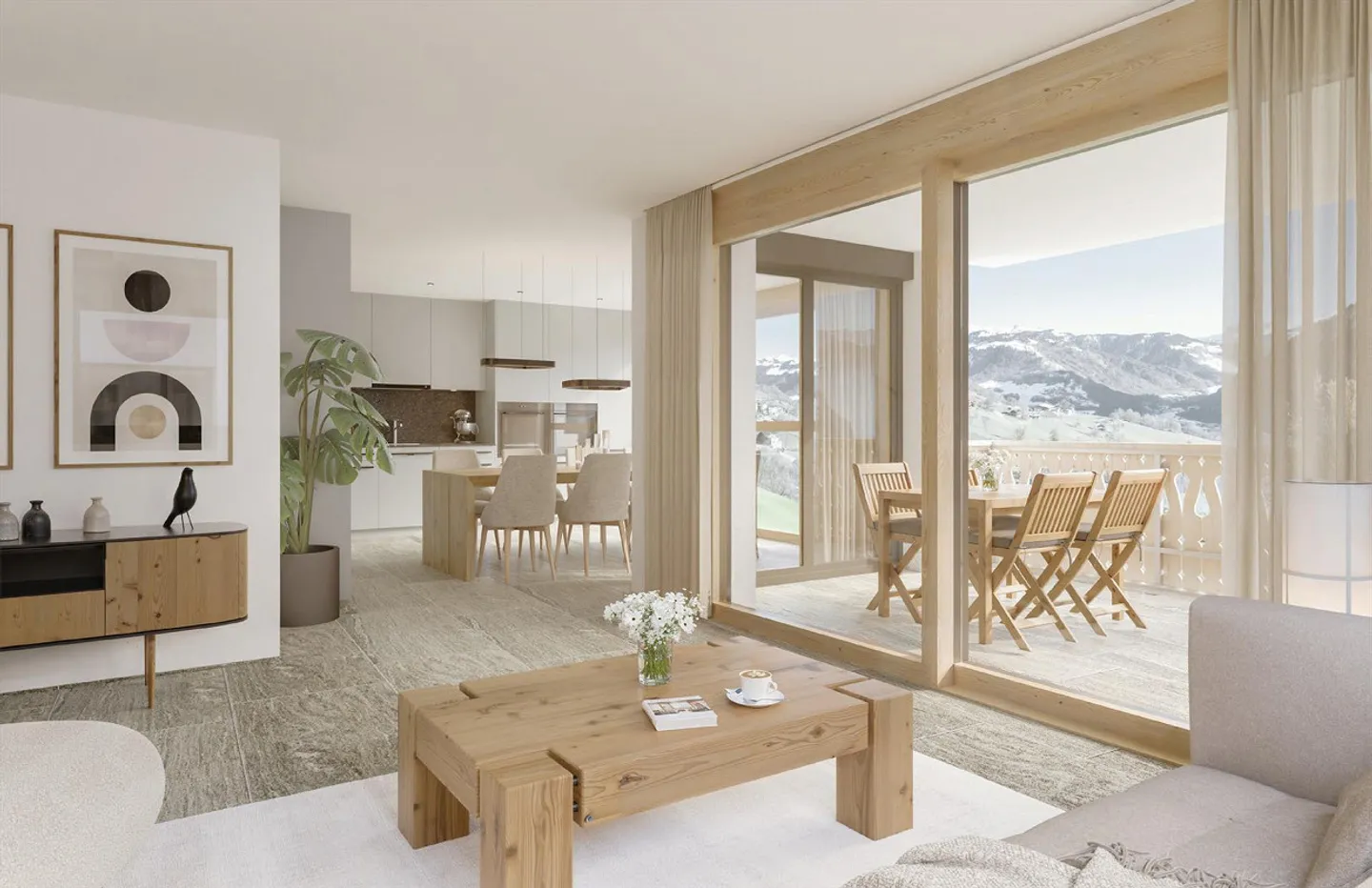 Erstvermietung - 3.5 Zimmerwohnung mit traumhafter Aussicht - Foto 4 von 4