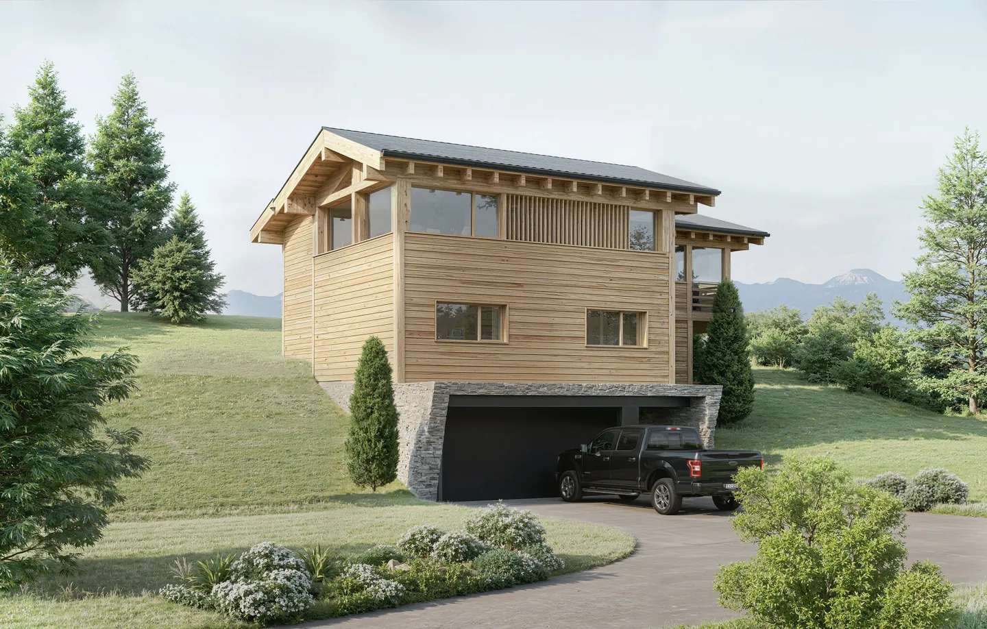 Chalet Project with Panoramic View - Photo 2 of 5