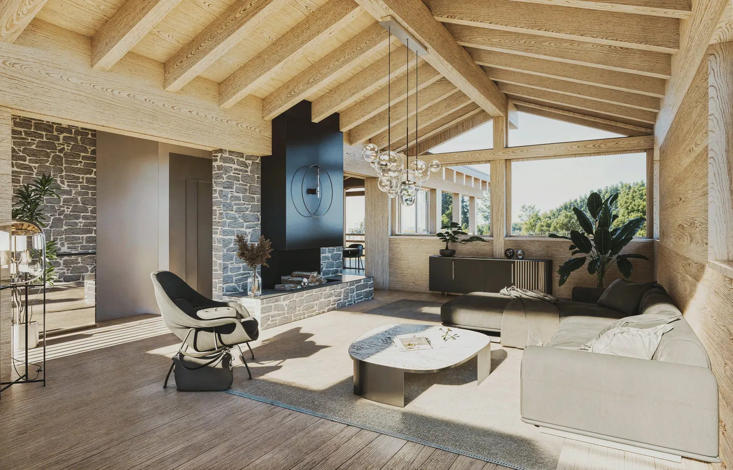 Chalet Project with Panoramic View - Photo 3 of 5
