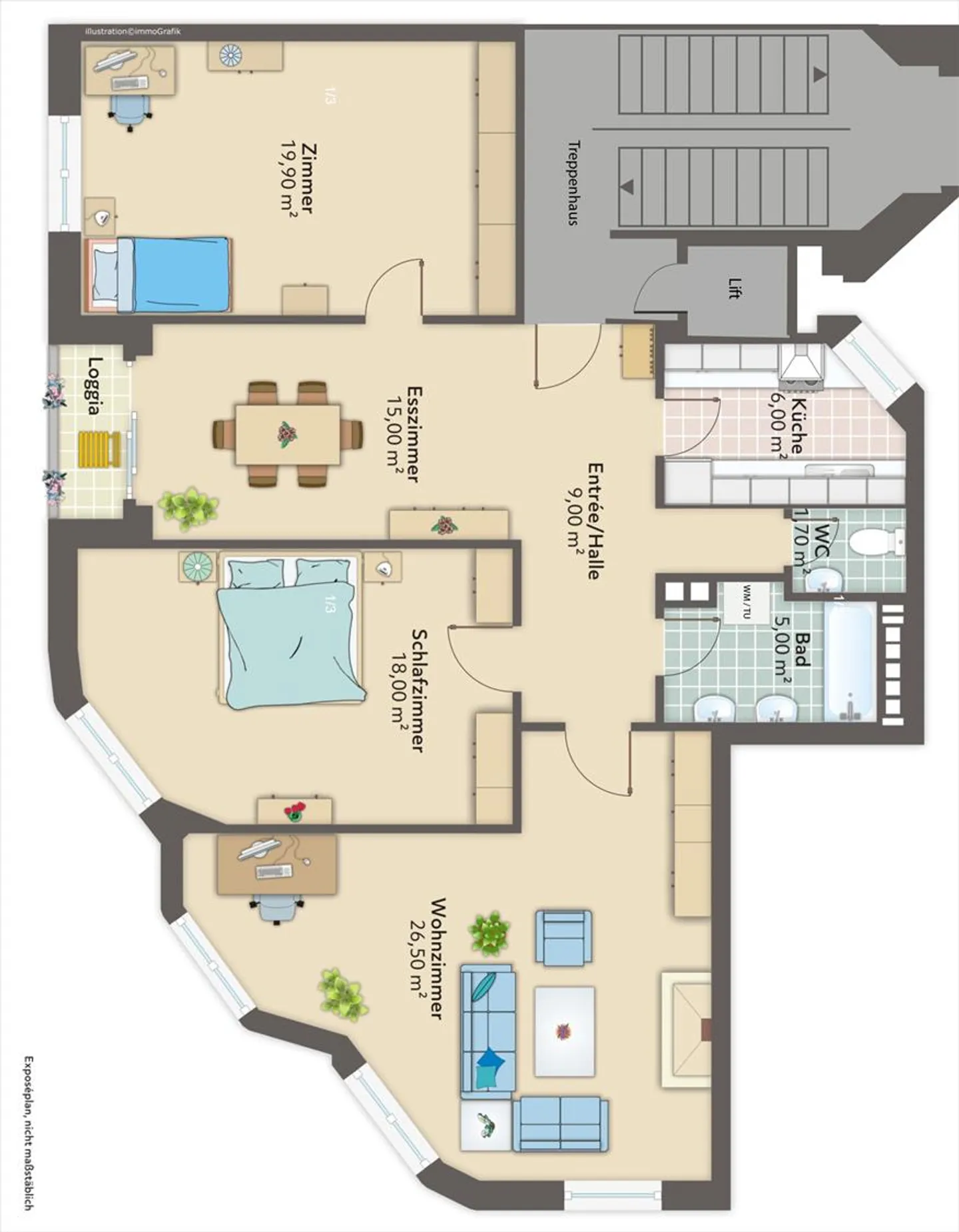 "Wohnperle am Eigerplatz - Stadt Bern" - Foto 12 von 13