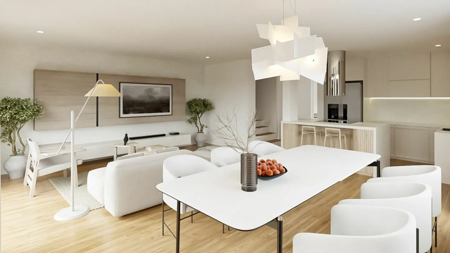 Semi-detached villa with garages, 6.5 rooms with garden. - Photo 4 of 10