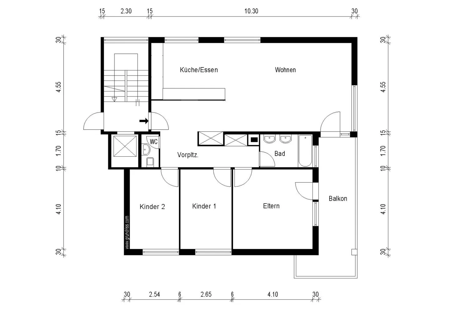 Appartamento attraente di 4,5 stanze incluso box garage - Foto 16 di 16