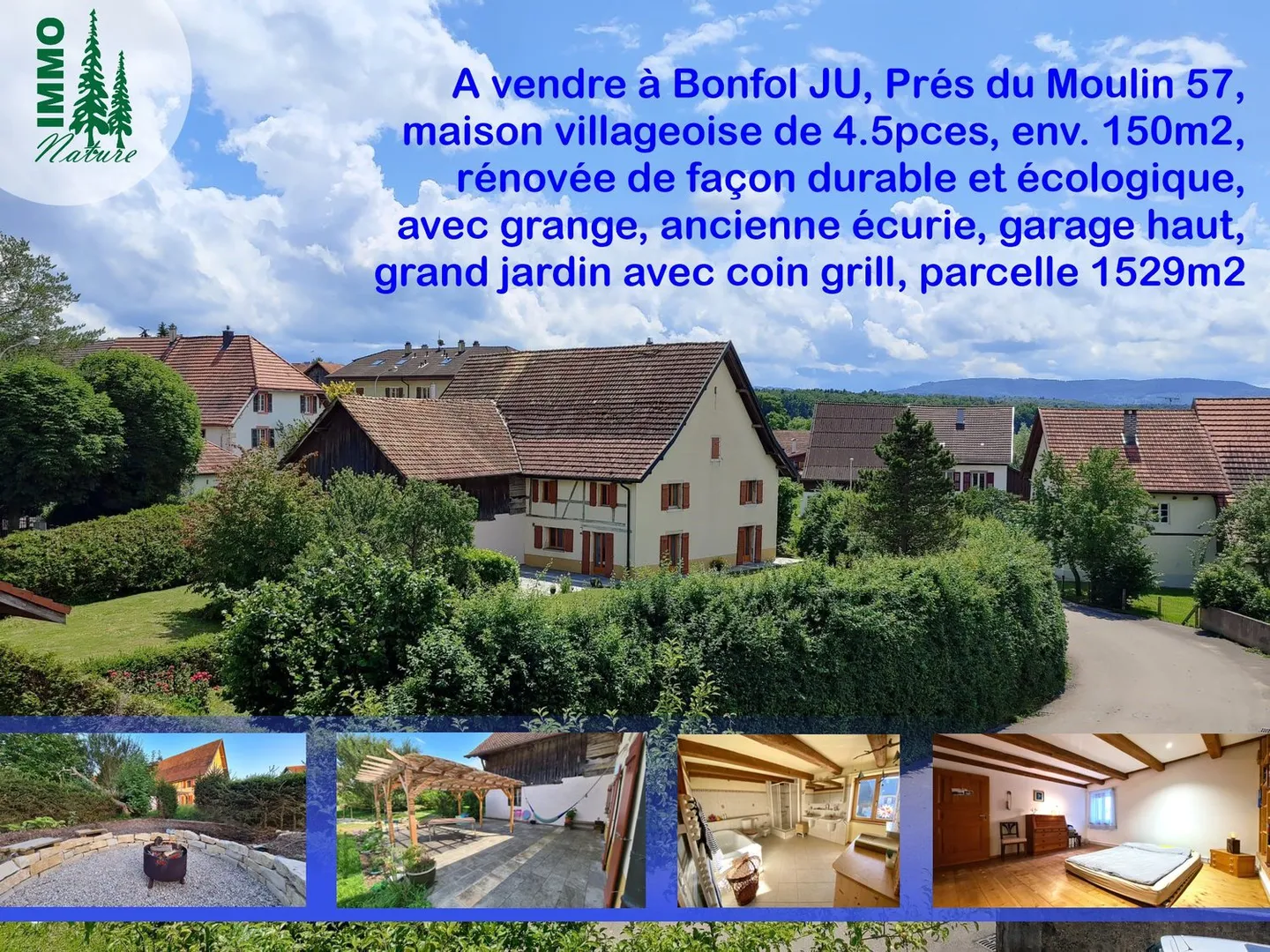 Spacieuse maison avec jardin, écurie, grange / Geräumiges Haus mit Garten, Stall, Scheune - Photo 1 of 47