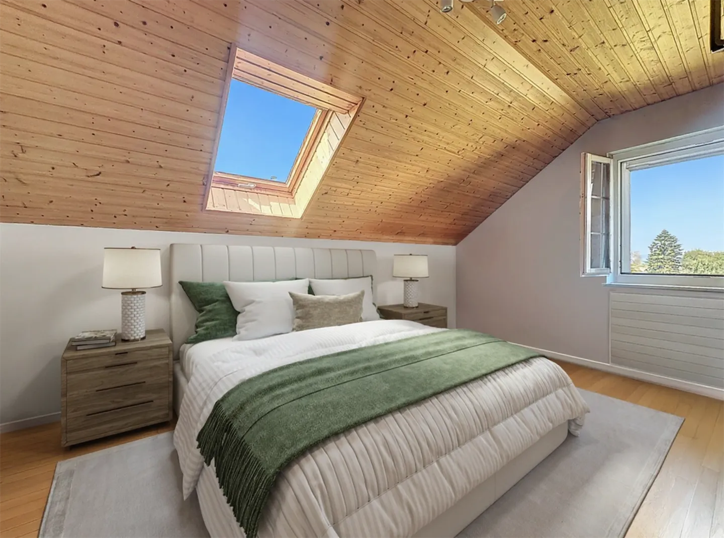 APPARTEMENT EN DUPLEX DE 5 PIÈCES AVEC BALCON ET PLACES DE PARC INTÉRIEURE ET EX - Photo 12 sur 13