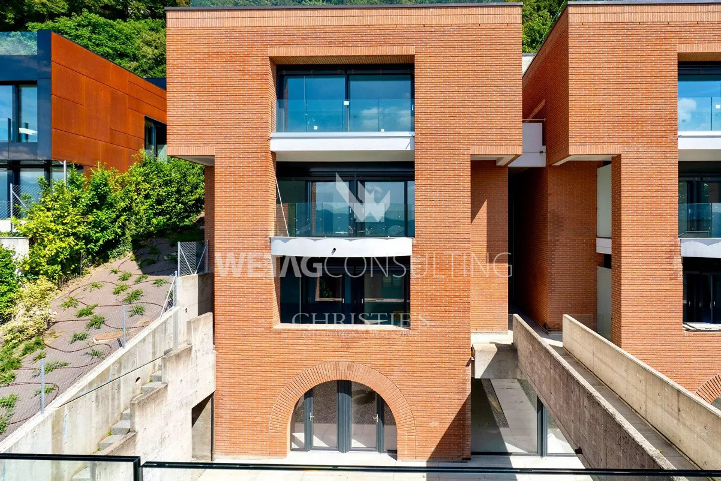 Moderna villa a schiera con giardino e vista lago a Lugano-Aldesago in vendita, adatta anche come seconda casa - Foto 10 di 10