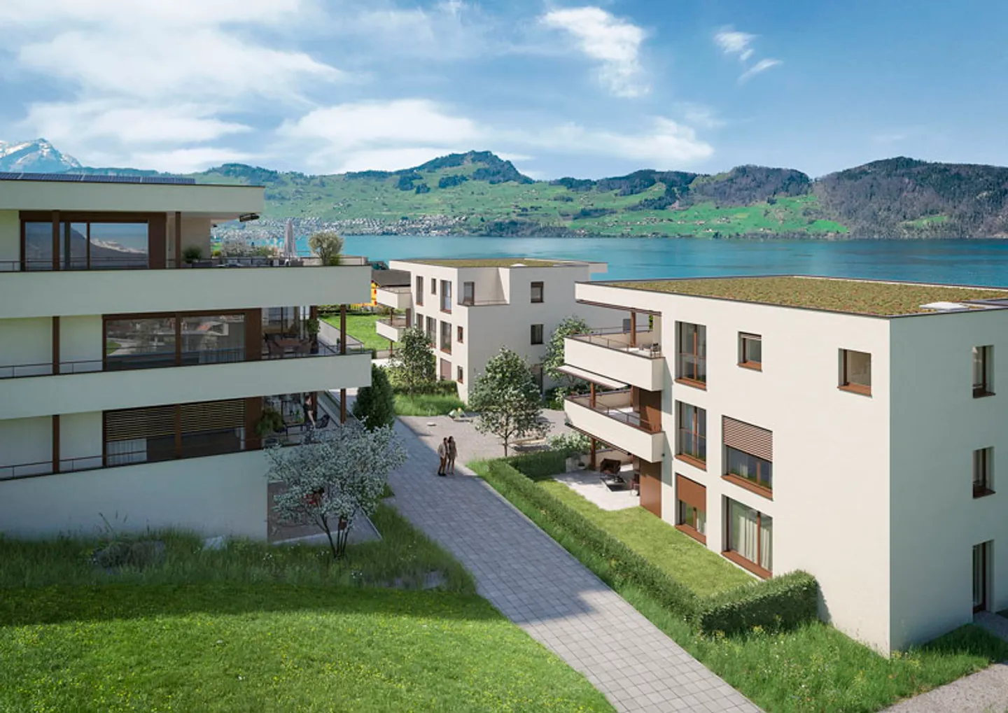Appartement moderne avec vue sur le lac - Photo 2 sur 5