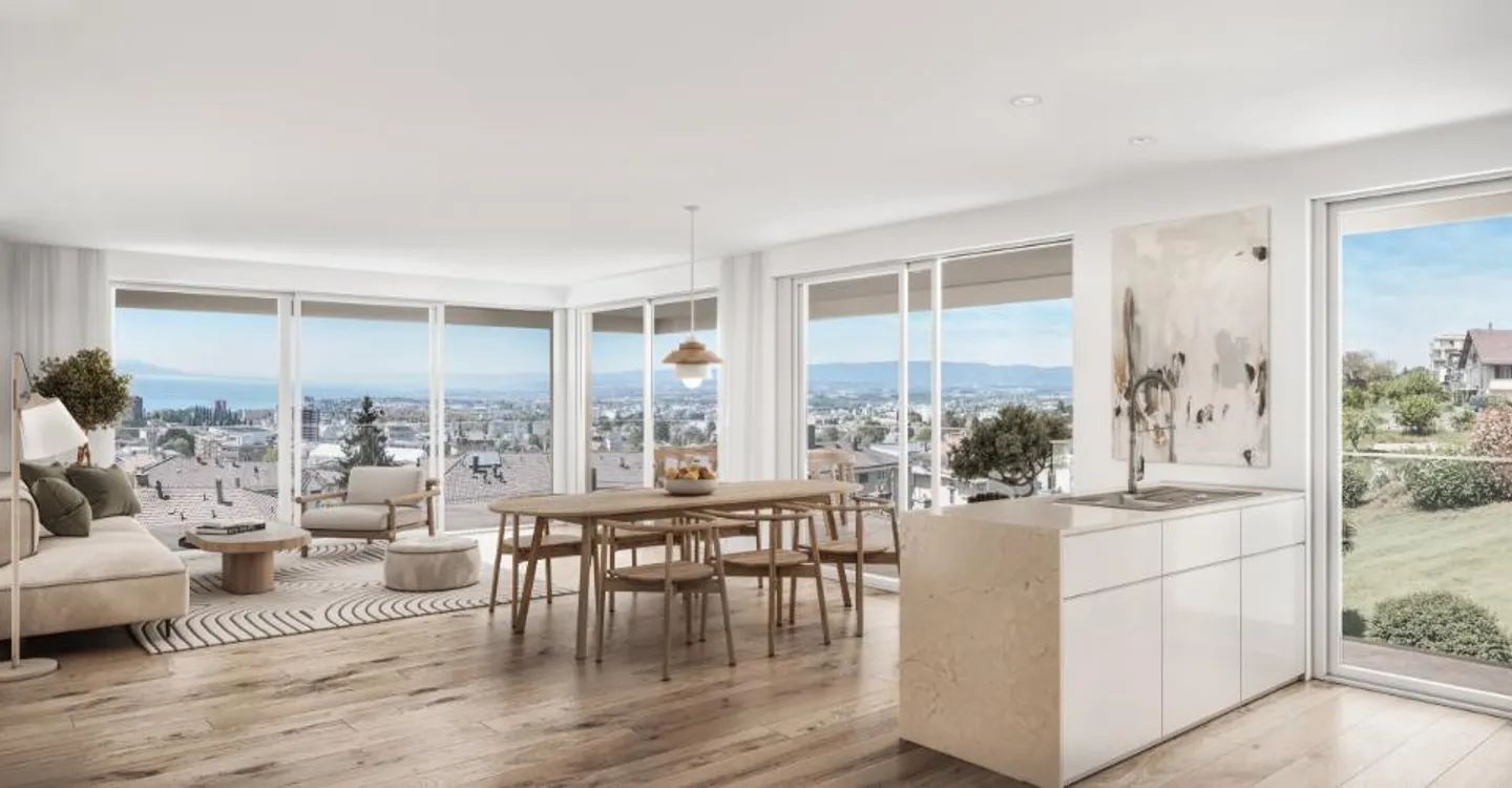 AN DEN GATES VON LAUSANNE — Neue 4,5-Zimmer-Wohnung · Terrasse und Garten - Foto 4 von 8