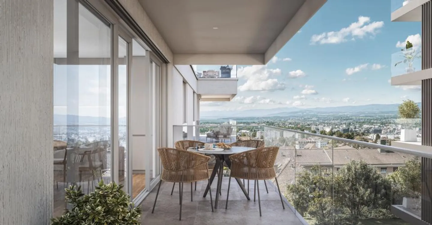 AN DEN GATES VON LAUSANNE — Neue 4,5-Zimmer-Wohnung · Terrasse und Garten - Foto 6 von 8