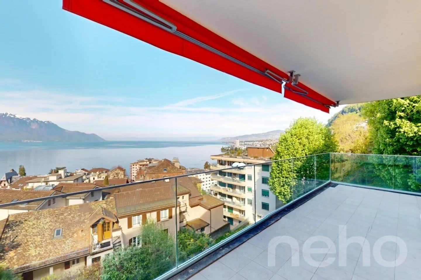 Montreux - Appartamento con vista panoramica sul lago e terrazza - Foto 2 di 13