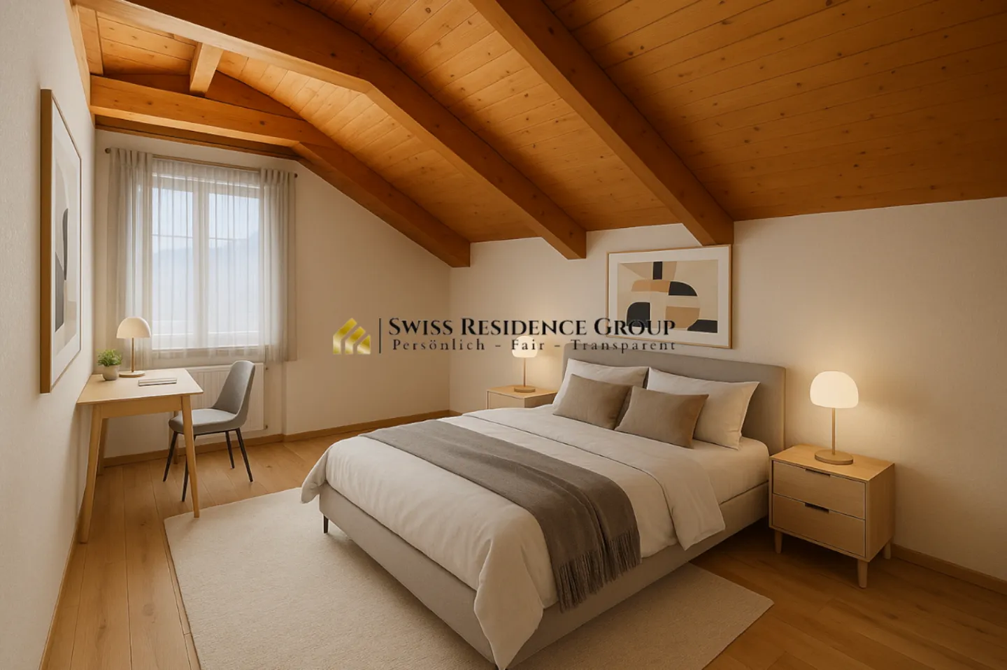 Maison individuelle ensoleillée avec beaucoup d'espace, de tranquillité, de charme et vue sur le lac dégagée - Photo 7 sur 12