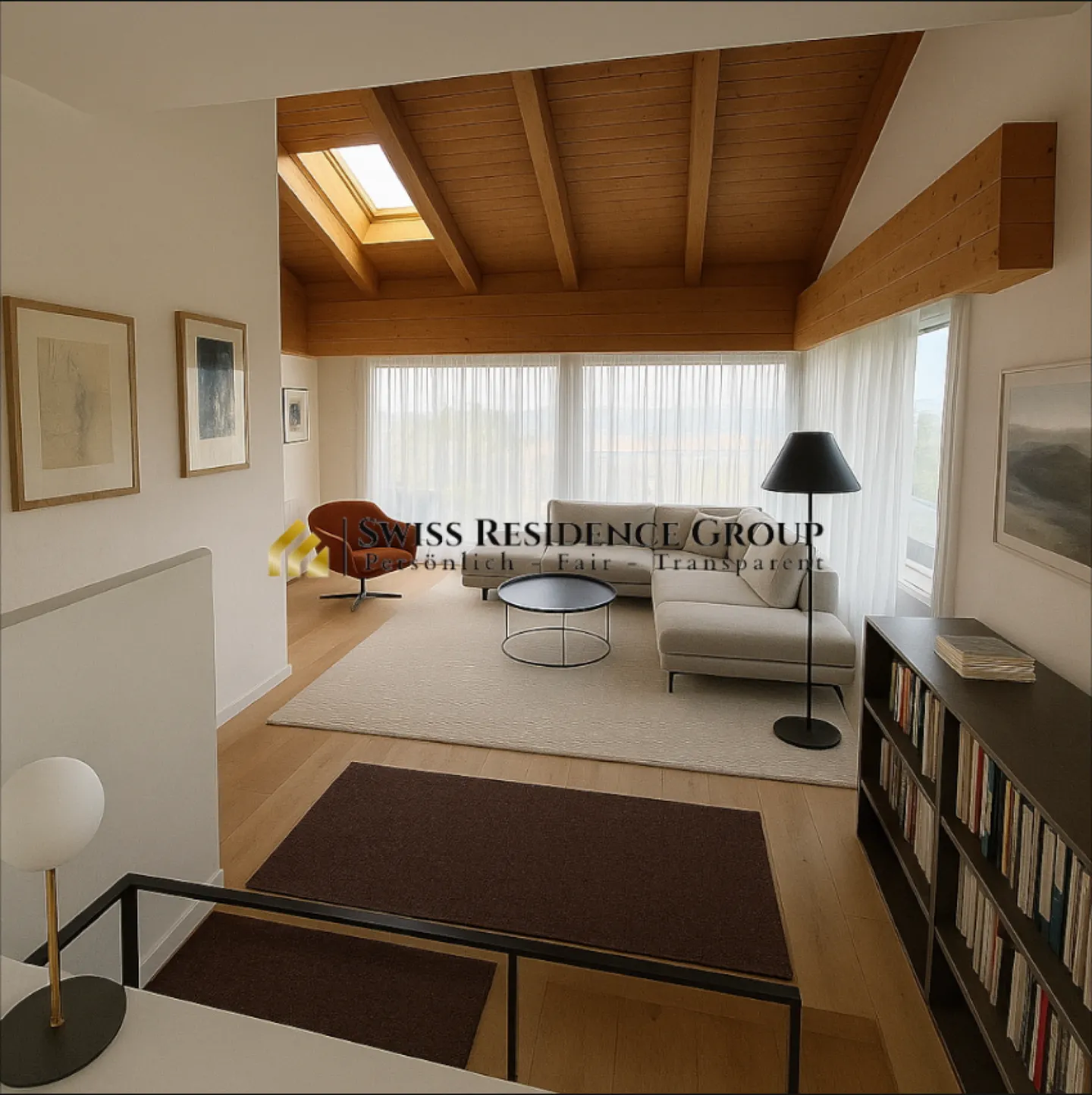 Maison individuelle ensoleillée avec beaucoup d'espace, de tranquillité, de charme et vue sur le lac dégagée - Photo 9 sur 12