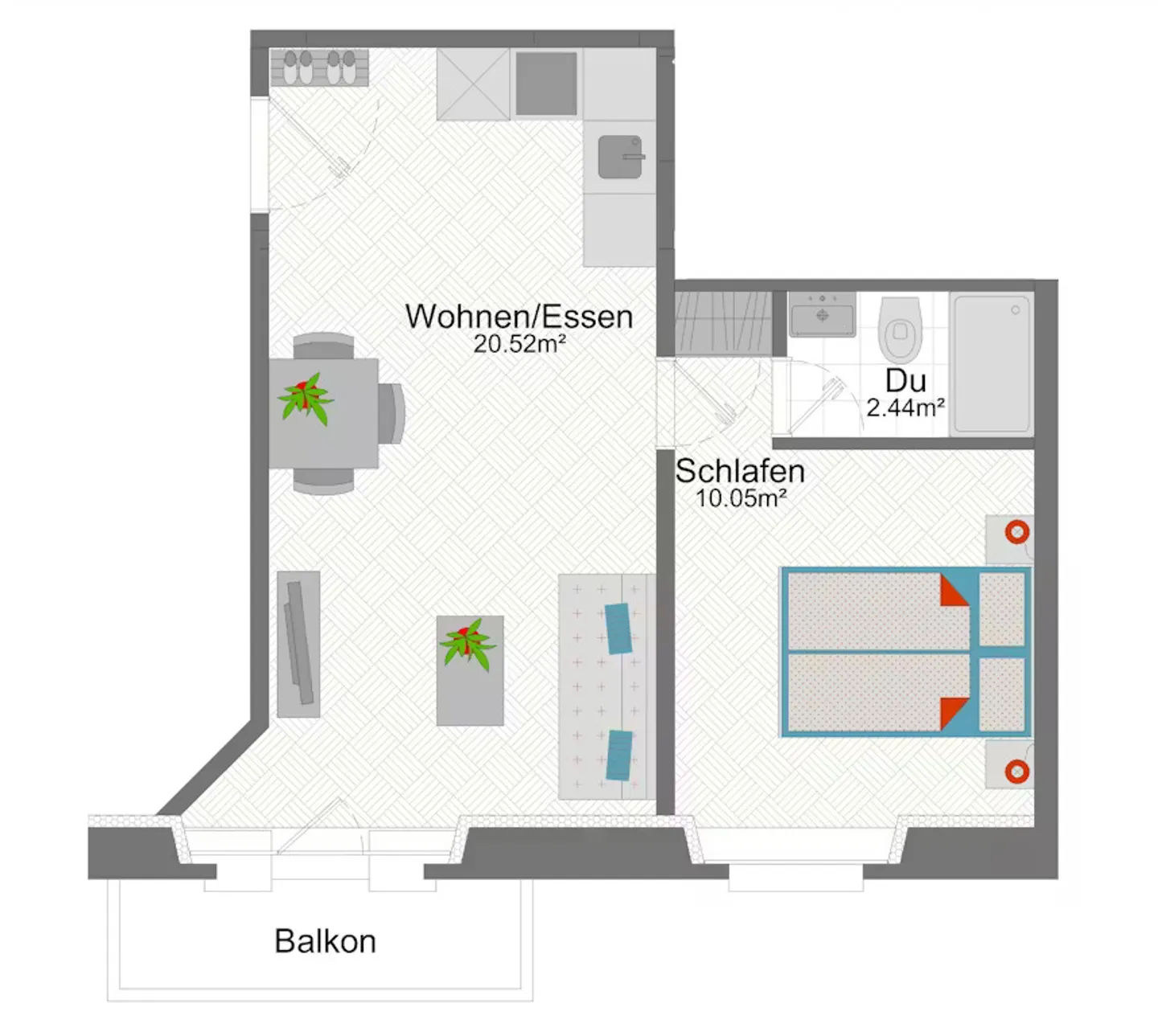Condo/Wohnung zur Miete, Schwamendingenstrasse, in Zürich, Schweiz - Foto 10 von 10