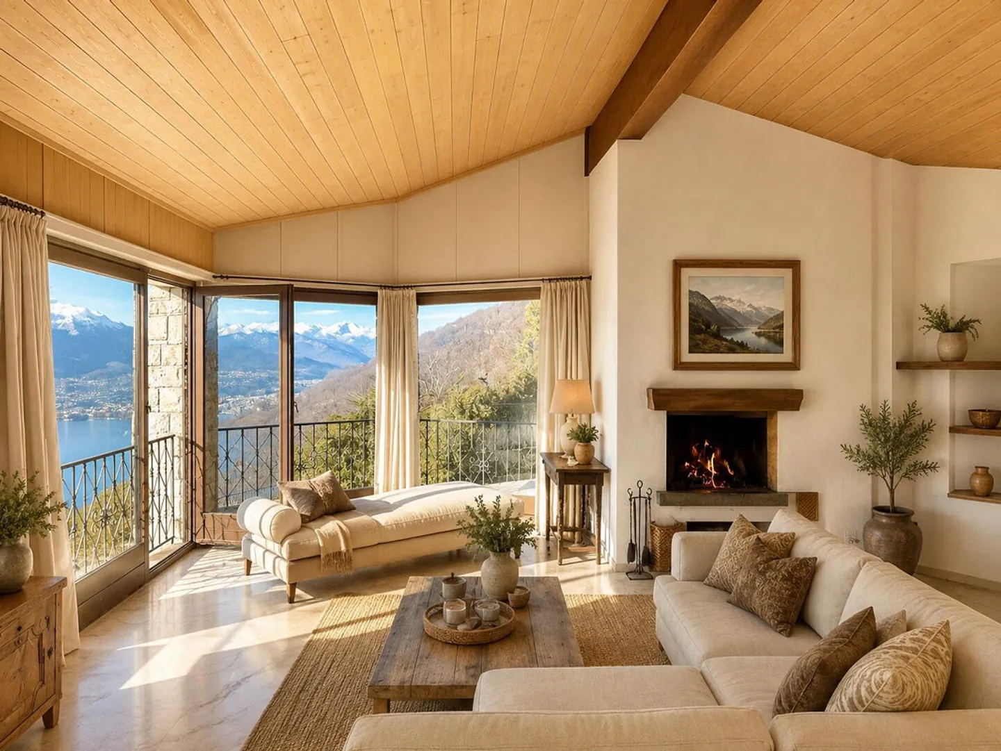 SPACIOUS 4.5-ROOM HOUSE WITH SPECTACULAR LAKE VIEW IN AROGNO - Photo 1 of 9