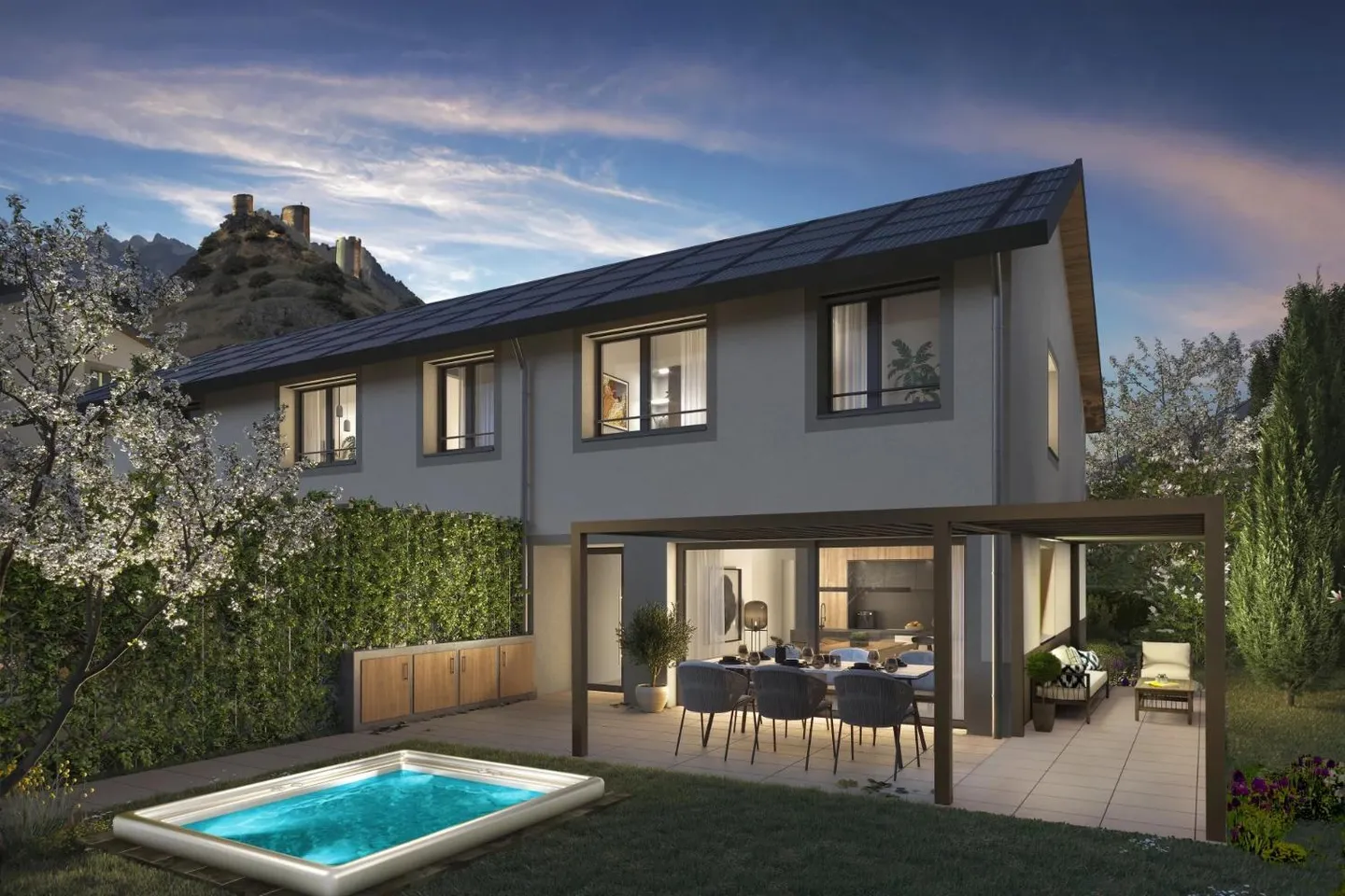LUXURY SEMI-DETACHED VILLA 181 M2 - Photo 2 of 13
