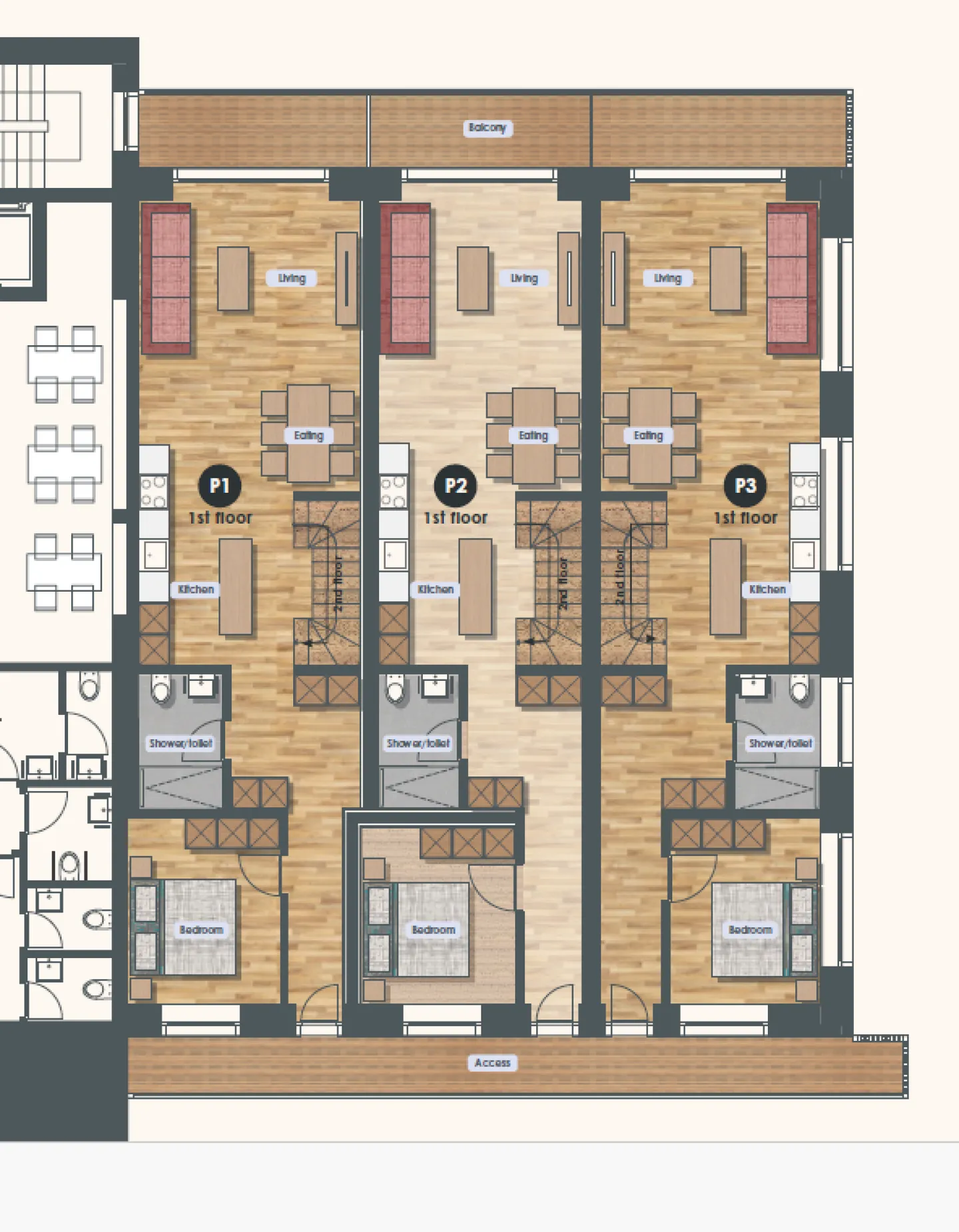 Moderne Maisonette in Saas-Grund - Foto 4 von 7