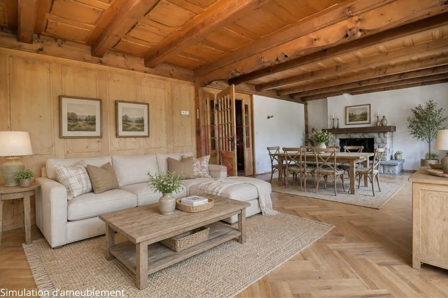 Chalet autentico in legno di 6 stanze a Pringy - Foto 5 di 13