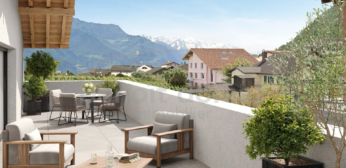 New 5.5 Room Apartment in Chamoson - Photo 4 of 6