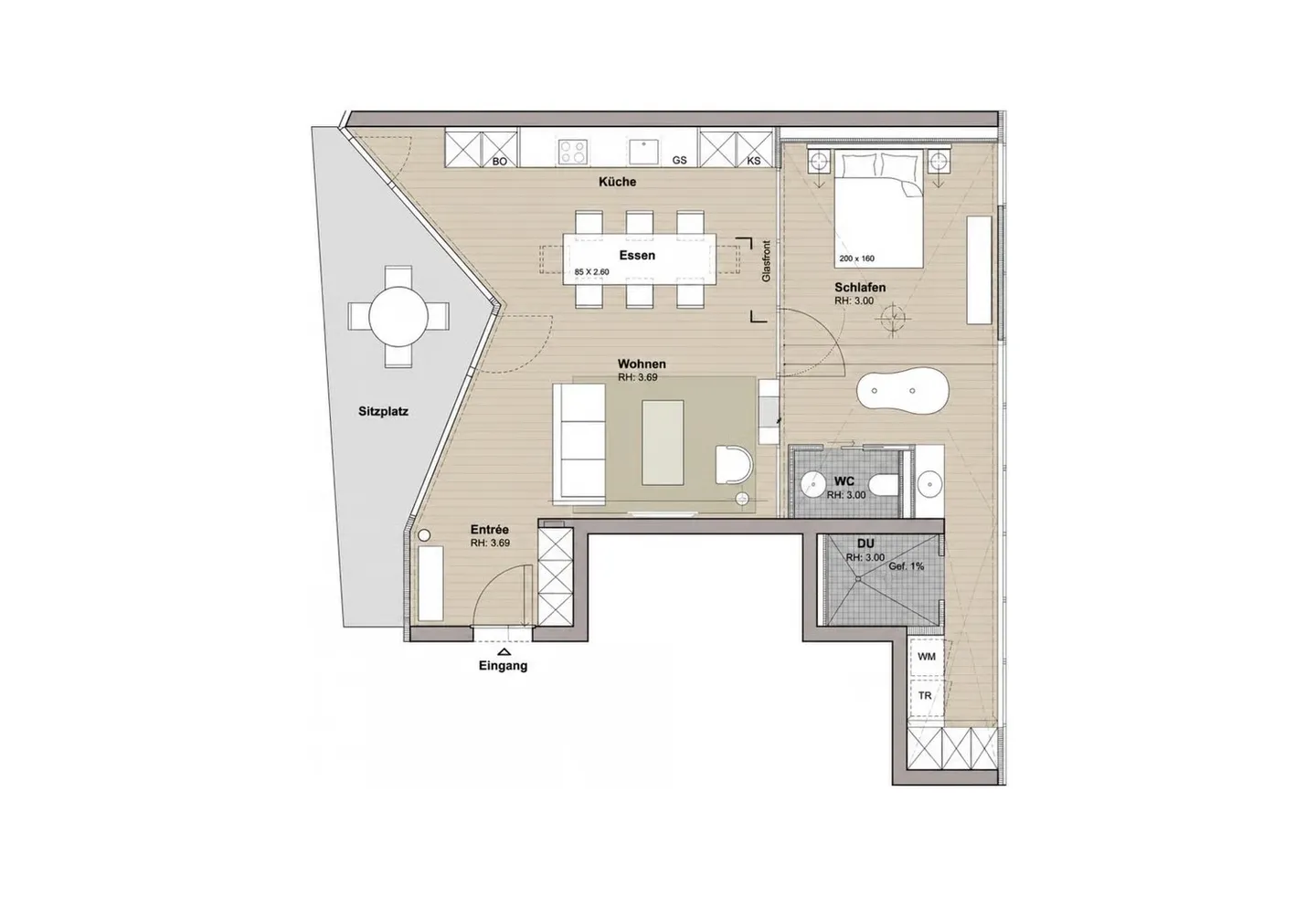 Loft urbano con giardino privato e 139 m² di superficie utile - Foto 9 di 11
