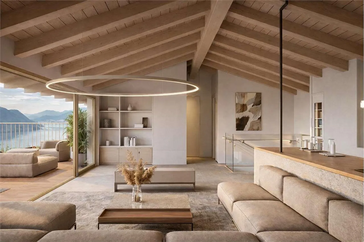 Wonderful Panoramic Duplex with Lake View in Melide - Photo 1 of 13