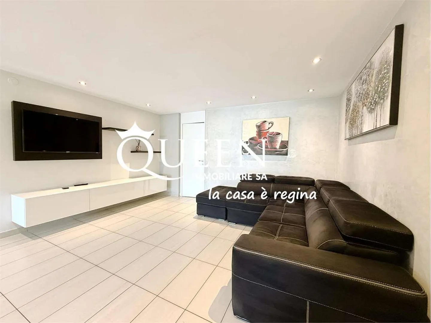 Bissone : appartement 4.5 pièces, 150 m², vue sur le lac, jardin, porche - Photo 8 sur 13